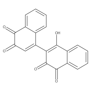 3'-Hydroxy[1,2'-binaphthalene]-1',3,4,4'-tetrone结构式