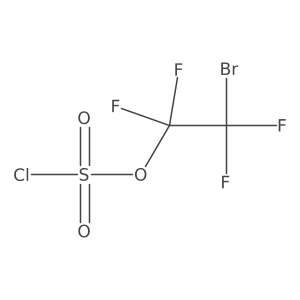 2-Bromo-1,1,2,2-tetrafluoroethyl chlorosulfate结构式
