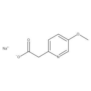 Sodium 2-(5-methoxypyridin-2-yl)acetate Structure