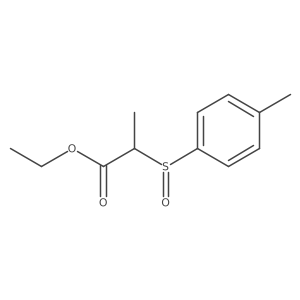 Ethyl 2-[(4-methylphenyl)sulfinyl]propanoate Structure