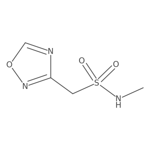 N-methyl-1-(1,2,4-oxadiazol-3-yl)methanesulfonamide Structure
