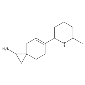 6-(6-Methylpiperidin-2-yl)spiro[2.5]oct-5-en-1-amine结构式