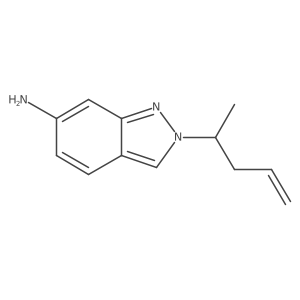 2-(pent-4-en-2-yl)-2H-indazol-6-amine Structure