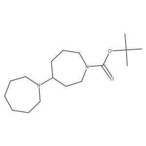 Tert-butyl 4-(azepan-1-yl)azepane-1-carboxylate结构式