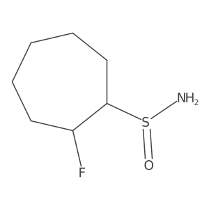 2-Fluorocycloheptane-1-sulfinamide结构式