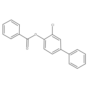 [1,1a(2)-Biphenyl]-4-ol, 3-chloro-, 4-benzoate Structure