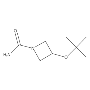 3-(Tert-butoxy)azetidine-1-carboxamide结构式
