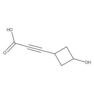 O=C(O)C#CC1CC(O)C1结构式