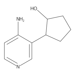 2-(4-Aminopyridin-3-yl)cyclopentan-1-ol Structure