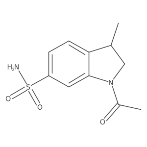 1-acetyl-3-methyl-2,3-dihydro-1H-indole-6-sulfonamide Structure