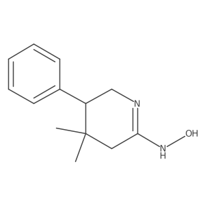 N-[(2E)-4,4-dimethyl-5-phenylpiperidin-2-ylidene]hydroxylamine Structure