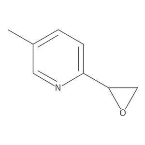 5-methyl-2-[(2S)-oxiran-2-yl]pyridine结构式