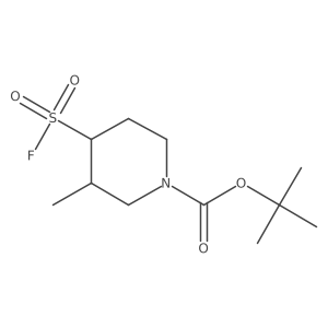 Tert-butyl 4-(fluorosulfonyl)-3-methylpiperidine-1-carboxylate Structure
