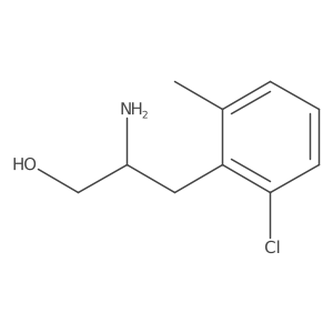 2-Amino-3-(2-chloro-6-methylphenyl)propan-1-ol Structure