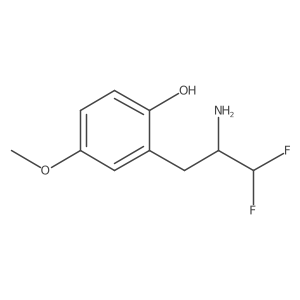 2-(2-Amino-3,3-difluoropropyl)-4-methoxyphenol结构式