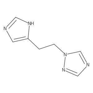 1-[2-(1H-imidazol-4-yl)ethyl]-1H-1,2,4-triazole Structure