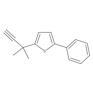 2-(2-Methylbut-3-yn-2-yl)-5-phenylthiophene结构式