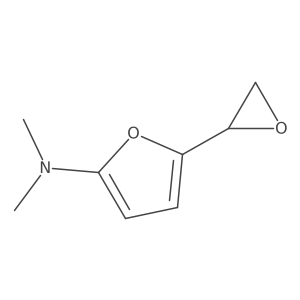 N,N-Dimethyl-5-(oxiran-2-yl)furan-2-amine结构式