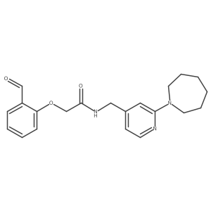 N-[[2-(Azepan-1-yl)pyridin-4-yl]methyl]-2-(2-formylphenoxy)acetamide Structure