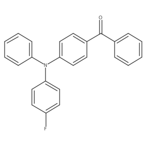 N-(4-benzoylphenyl)-4-fluoro-N-phenylaniline结构式