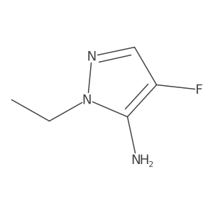 1-ethyl-4-fluoro-1H-pyrazol-5-amine Structure