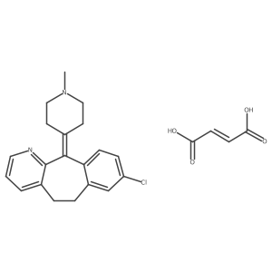 N-Methyldesloratadine maleate Structure