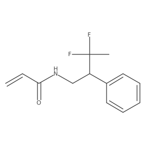 N-(3,3-Difluoro-2-phenylbutyl)prop-2-enamide Structure