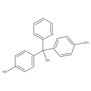 4,4'-(Hydroxy(pyridin-2-yl)methylene)diphenol Structure