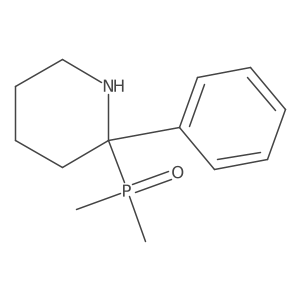 2-Dimethylphosphoryl-2-phenylpiperidine结构式