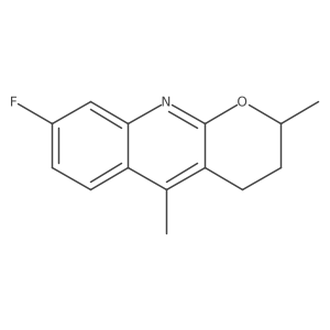 8-Fluoro-2,5-dimethyl-3,4-dihydro-2H-pyrano[2,3-b]quinoline Structure