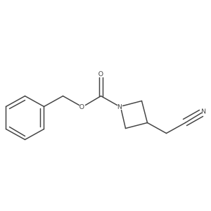 Benzyl 3-(cyanomethyl)azetidine-1-carboxylate Structure