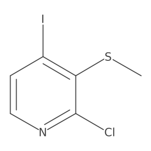 2-Chloro-4-iodo-3-(methylthio)pyridine Structure