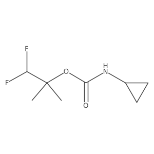 1,1-difluoro-2-methylpropan-2-yl N-cyclopropylcarbamate Structure