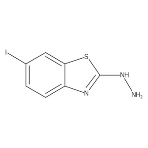 2-Hydrazinyl-6-iodobenzo[d]thiazole Structure