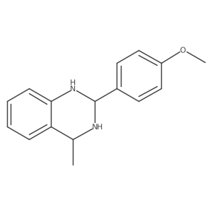 2-(4-Methoxyphenyl)-4-methyl-1,2,3,4-tetrahydroquinazoline结构式