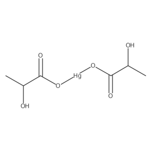 Bis((+)-lactato)mercury Structure