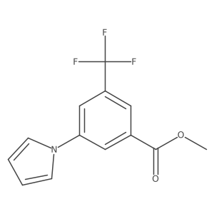 methyl 3-(1H-pyrrol-1-yl)-5-(trifluoromethyl)benzoate Structure