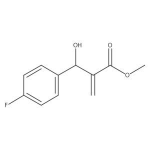 Methyl 2-((4-fluorophenyl)(hydroxy)methyl)acrylate Structure