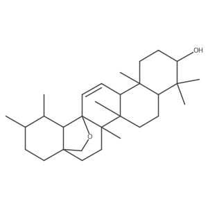 13,28-Epoxyurs-11-en-3beta-ol结构式