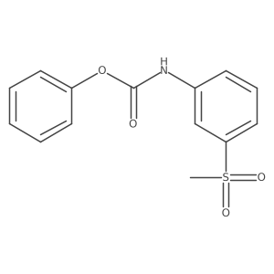 Phenyl 3-methylsulfonylphenylcarbamate Structure