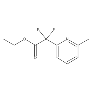 Ethyl Difluoro(6-methylpyridin-2-yl)acetate Structure