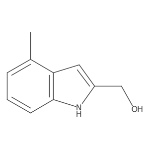 (4-methyl-1H-indol-2-yl)methanol Structure
