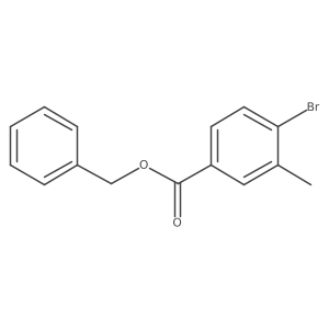 4-Bromo-3-methylbenzoic acid benzyl ester Structure