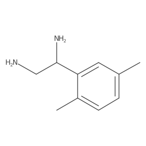 1-(2,5-Dimethylphenyl)ethane-1,2-diamine结构式