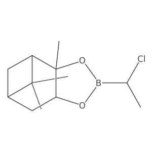 (1S,2S,6R,8S)-4-[(1S)-1-chloroethyl]-2,9,9-trimethyl-3,5-dioxa-4-boratricyclo[6.1.1.02,6]decane Structure