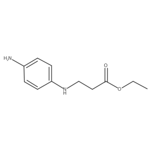 Ethyl 3-((4-aminophenyl)amino)propanoate Structure