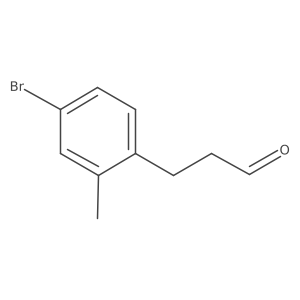 3-(4-Bromo-2-methylphenyl)propionaldehyde Structure