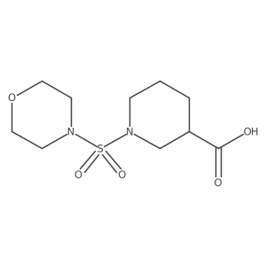 1-(Morpholine-4-sulfonyl)piperidine-3-carboxylic acid Structure