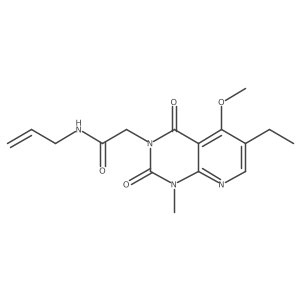N-allyl-2-(6-ethyl-5-methoxy-1-methyl-2,4-dioxo-1,2-dihydropyrido[2,3-d]pyrimidin-3(4H)-yl)acetamide Structure