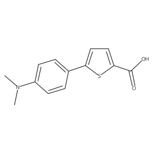 5-(4-(Dimethylamino)phenyl)thiophene-2-carboxylic acid Structure